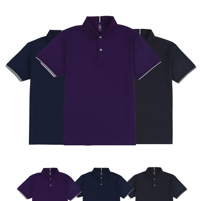 리젠포인트 카라티 반팔 남녀공용 커플티셔츠 S~3XL 회사 식당 유니폼